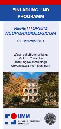 Repetitorium Neuroradiologicum Programm Flyer